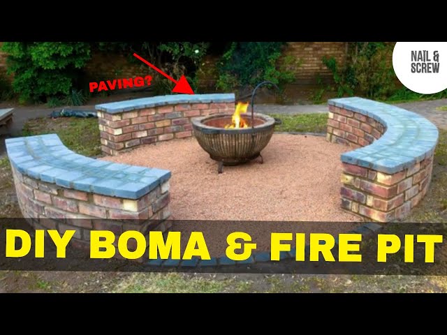 How To Build A Diy Boma Fire Pit L