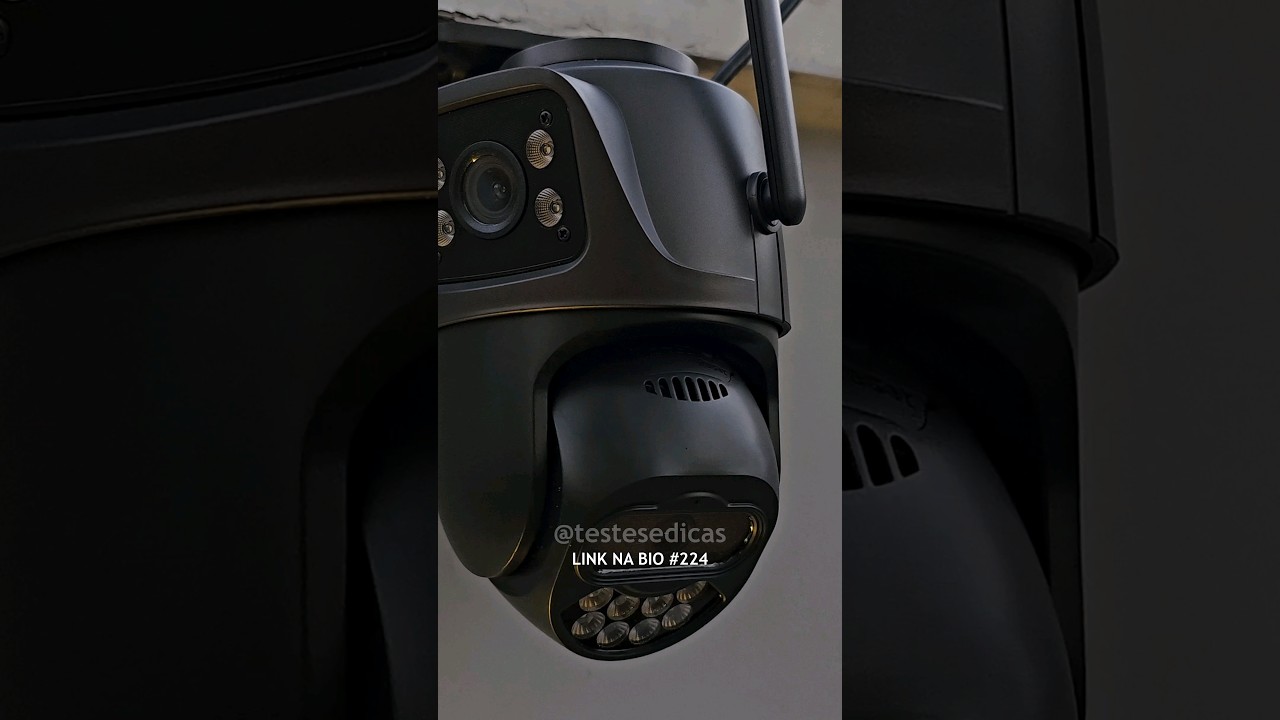CÂMERA DE SEGURANÇA ICSEE 360 WIFI COM 2 LENTES EXTERNA