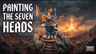 How to Paint Grimdark Fire & OSL | Trench Crusade Sorcerer #lotusthalia