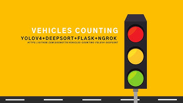 Vehicle Counting Result Video using YOLOv4 + DeepSORT