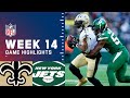 Saints vs. Jets Week 14 Highlights | NFL 2021