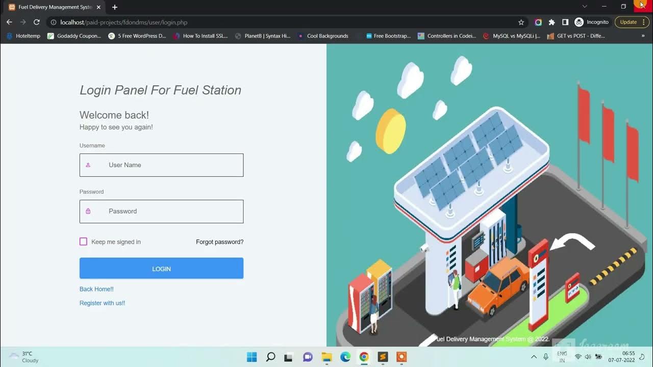 Fuel Delivery Management System Using PHP and MySQL | PHPGurukul - YouTube