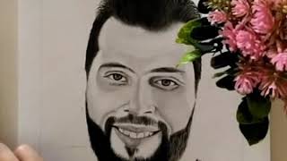 تعليم رسم شعر الدقن بالقلم الفحم بشكل احترافيHalow To Draw:REALISTIC FACIAL HAIR with penciI TUTORIA