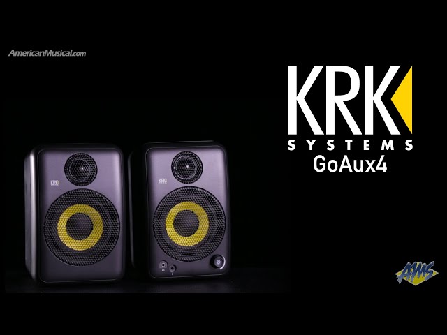 KRK GoAux 4 Powered Speaker- Designed to provide great sound