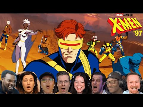 Best Reactions to "The X-Men Fall From The Sky And Stick The Landing" | X-Men 97 1x1 (2024)