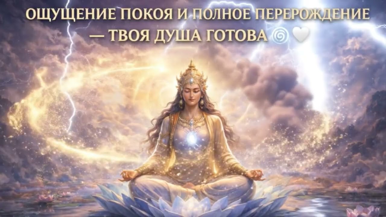 🌀 ОЩУЩЕНИЕ ПОКОЯ И ПОЛНОЕ ПЕРЕРОЖДЕНИЕ — ТВОЯ ДУША ГОТОВА 🤍