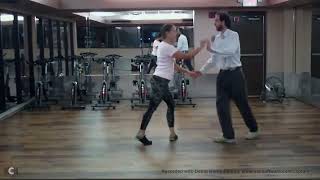 Hustle Dancing 0042 Level 1 Routine Change Places, She Goes,He Goes, Sliding Doors Explanation