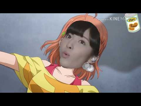 Hanamaru finds Chika's notebook but with the seiyuus faces | Love Live Sunshine