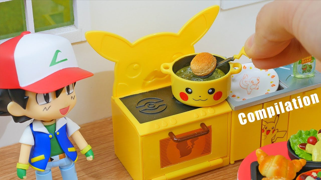 Re-ment Pokemon Enjoy Cooking Pikachu Kitchen