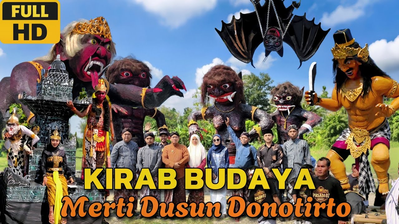 FULL Ogoh Ogoh ‼️ Kirab Budaya Merti Dusun Donotirto Bangunjiwo Bantul 2025