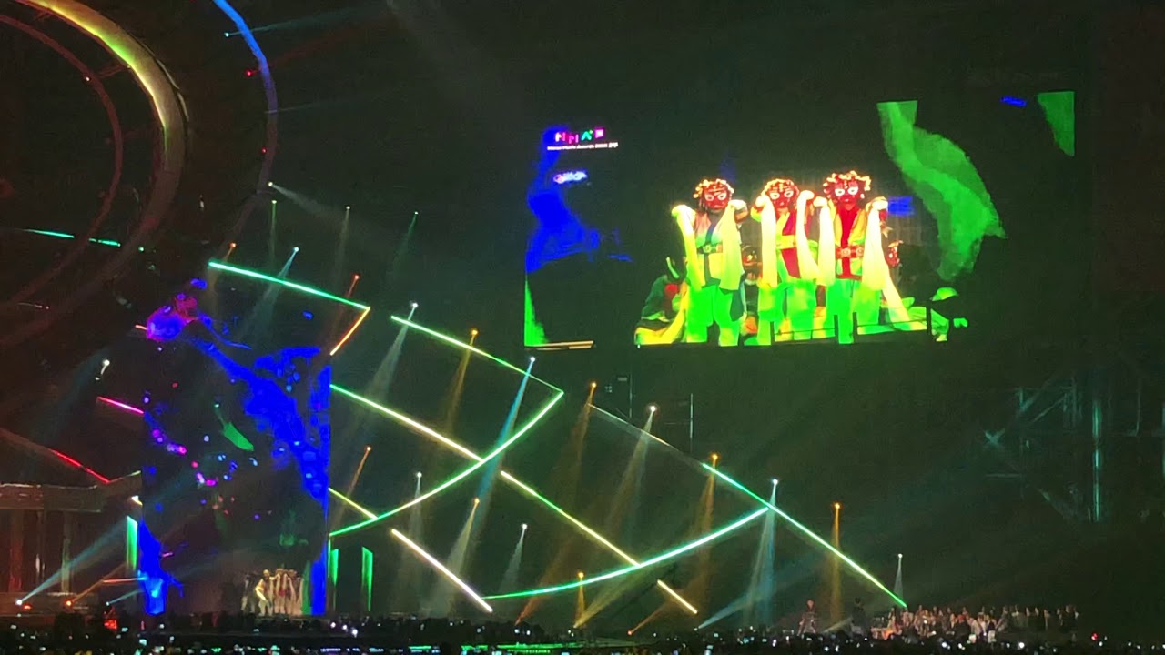 2018 MMA 방탄소년단 BTS Idol intro 아이돌 인트로 전체캠 레전드무대