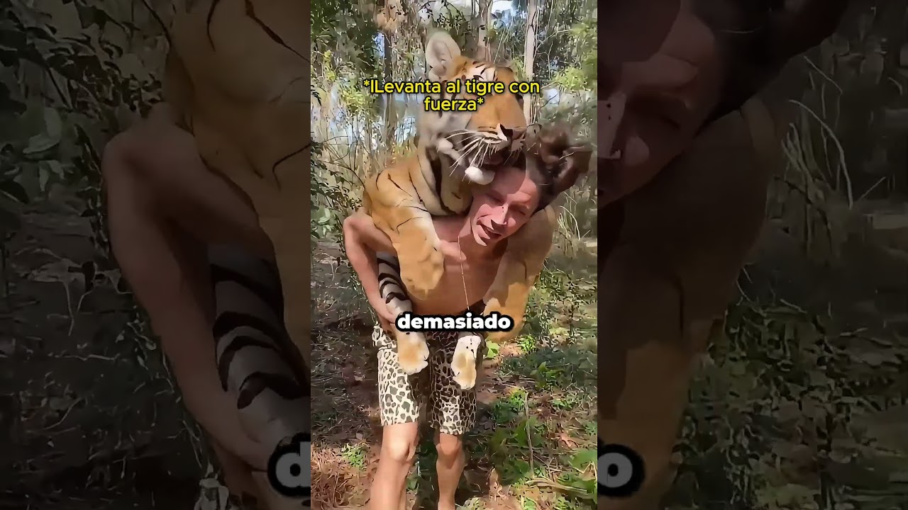 😮 El momento en que estos animales salvajes lo eligieron como parte de su familia #shorts