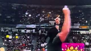 Steve Austin Steals Cowboy Hat of J.R. Jim Ross & wears it while Giving a Double Stone Cold Salute