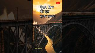 आखिर चेनाब ब्रिज कैसे बनाया गया एक झलक || #shorts #chenabrailwaybridge #bridge