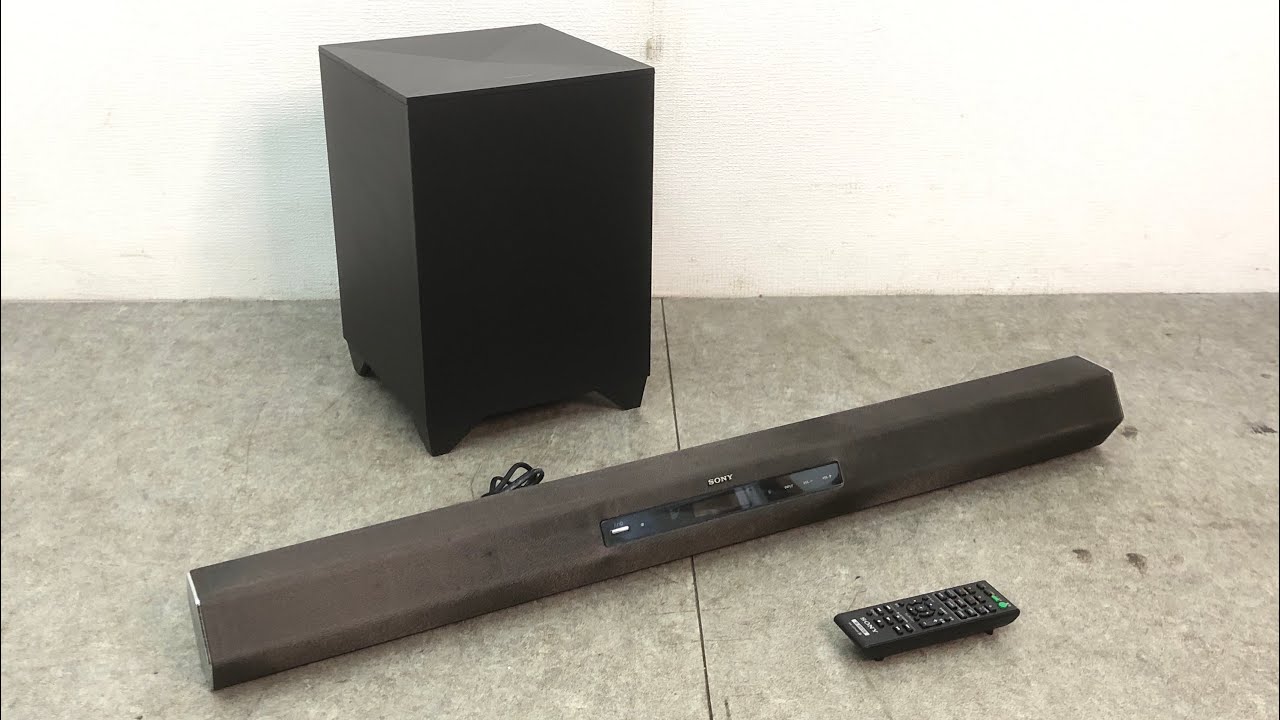SONY サウンドバー サブウーファー SA-WCT260 SA-CT260 □SONY ソニー ホームシアターシステム リモコン付き サウンドバー