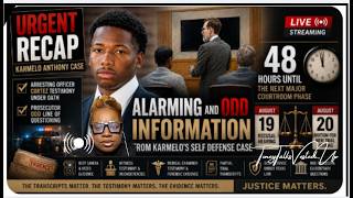 Karmelo Anthony Case| 48 URGENT RECAP Alarming Odd Information from Karmelo's Self Defense Case