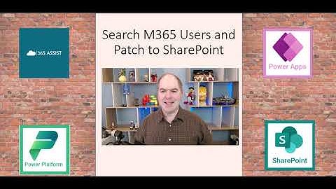 In Power Apps how to search for M365 users and Patch to SharePoint Person Column