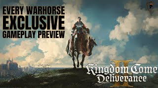 KCD2 Exclusive Gameplay Reveals & Features | Warhorse Studios