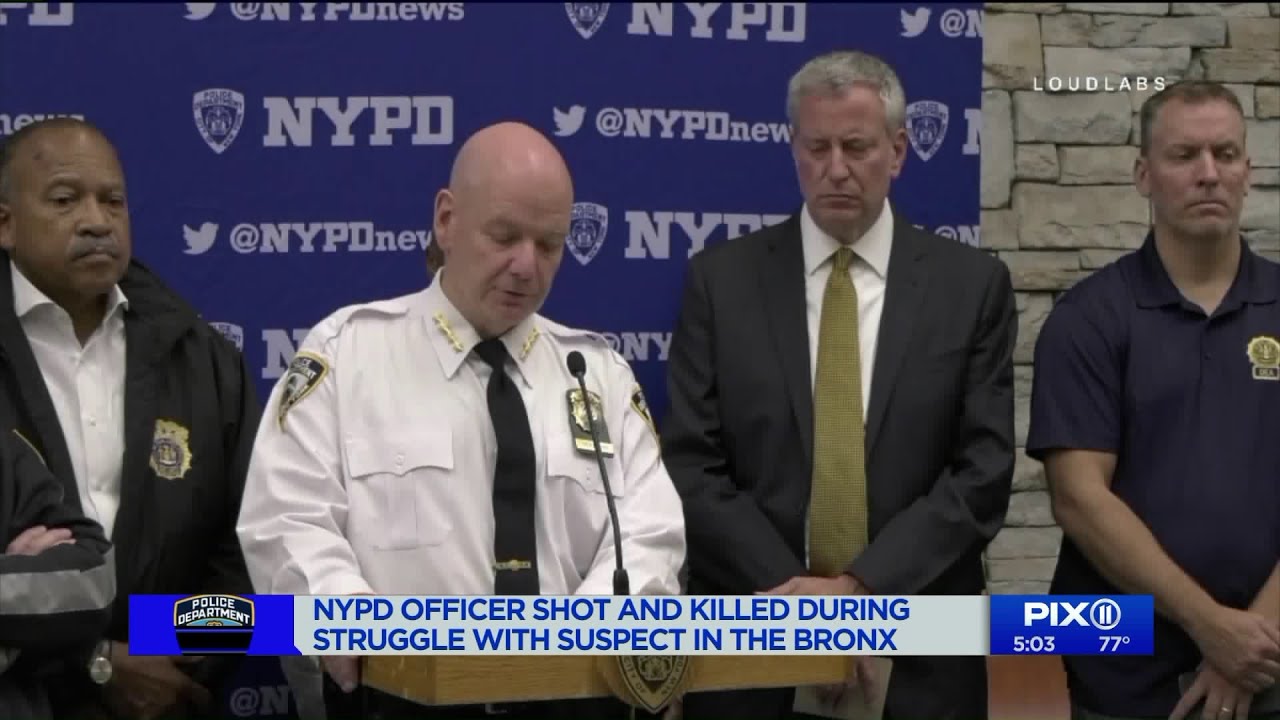 NYPD officer dies after being shot 3 times in the Bronx; suspect also ...