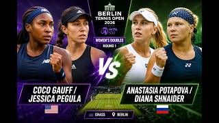 Gauff / Pegula vs  Potapova / Shnaider | 2026 Berlin Round 1 | WTA Full Match Highlights FHD