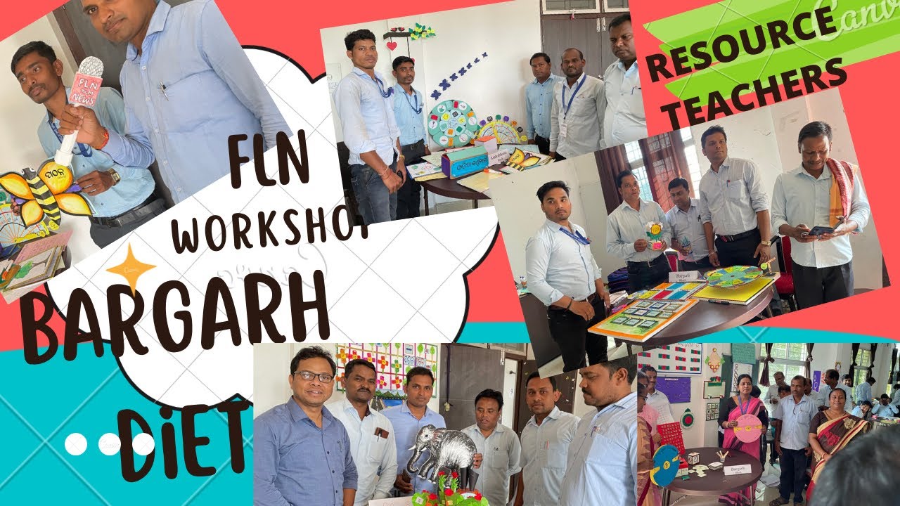 FLN TLM // DRG members ,Resource Teachers , CRCC // Bargarh DIET // 15th to 17 th March