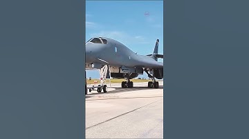 B-1B Lancer Landing the Crew Prepares for the Next Mission #b1b #lancer #landing