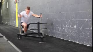 Sled Lunge Push
