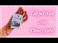 Tarjetitas con chocolate 💕 facil y rapido! #elsalvador #ahuachapan #chocolates #tarjetas #suscribete