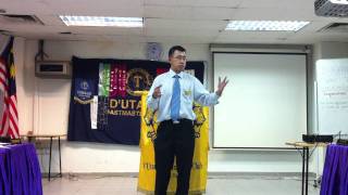 20111201 Dutama Toastmasters Teh Tarik For The Soul invocation Session