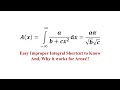 Easy Improper Integral (Area) Shortcut!!