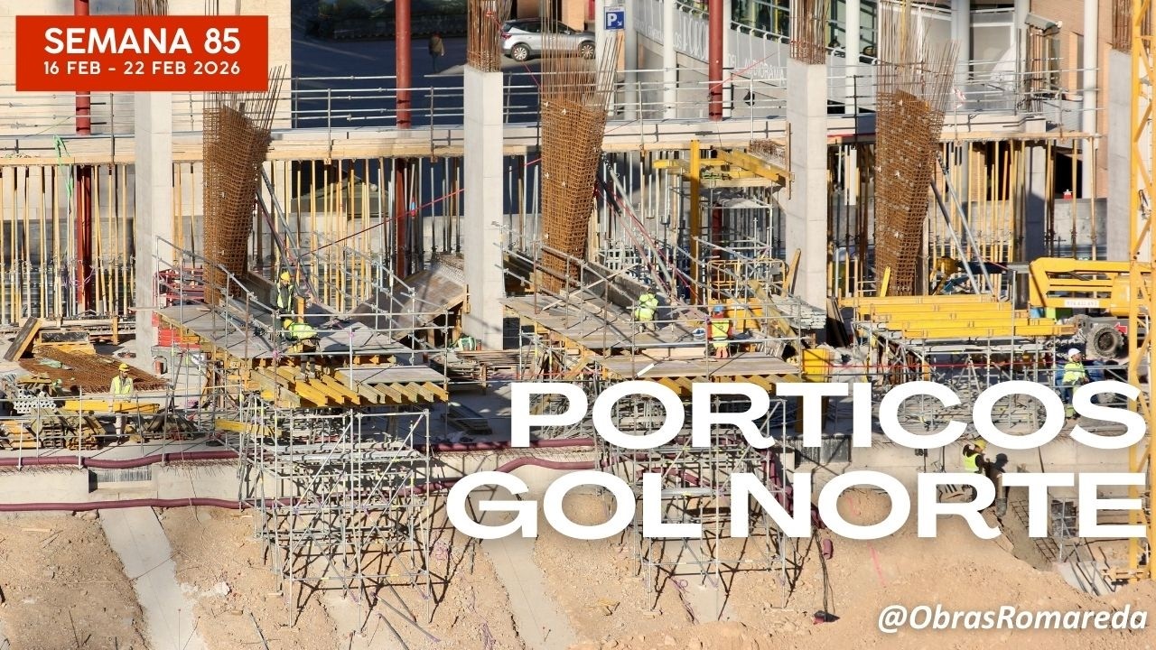 Obras Romareda - Semana 85