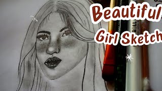Beautiful Girl Sketch ❣️|| How To Draw Beautiful Girl Full Video 🥰 @artistic_babygirl