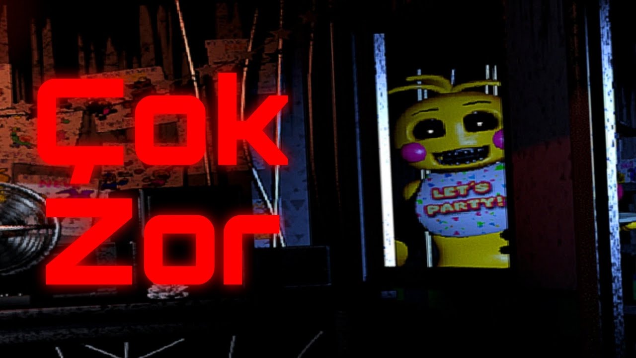 Toyların olduğu Fnaf 1 artık daha zor