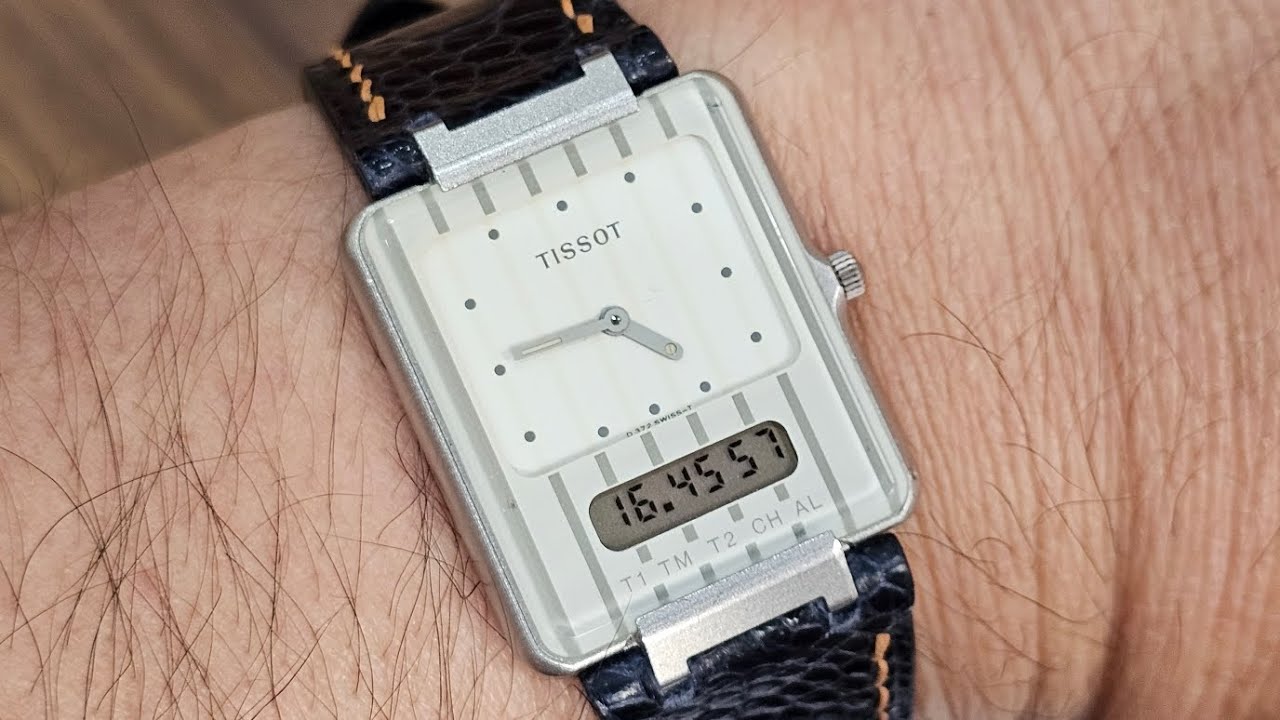 Sold) Tissot Twotimer tank vintage, unique, rare, and beautiful