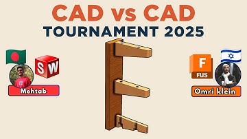 CAD Speedmodeling Tournament! - MATCH 8 - Battle 2 - WORLD CHAMPIONSHIP 2025 - SOLIDWORKS vs FUSION