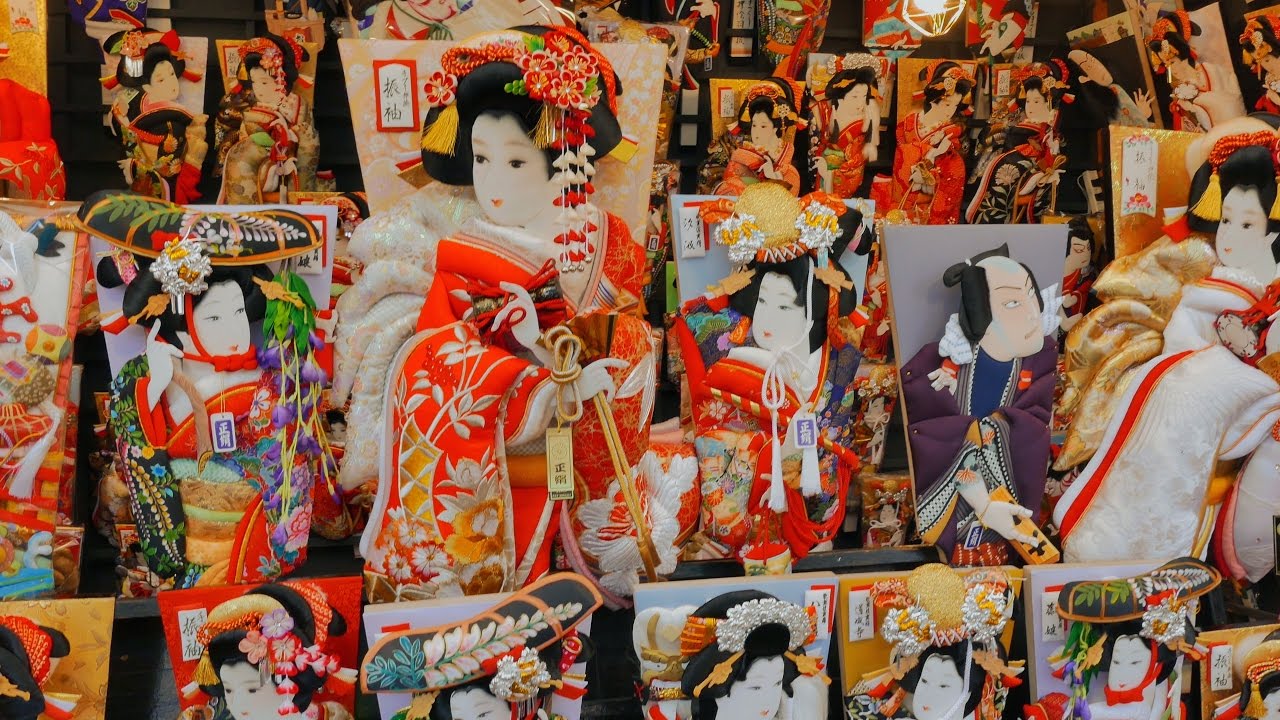 4K Ultra HD ] 浅草「歳の市・羽子板市」TOKYO ASAKUSA 'Toshino-ichi