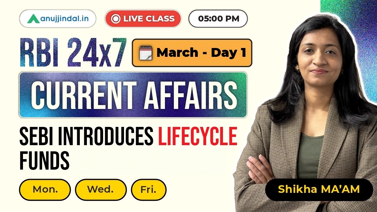 Finance Current Affairs March Day 1 | GA | RBI 247 Anuj Jindal  | RBI Grade B Preparation 2026
