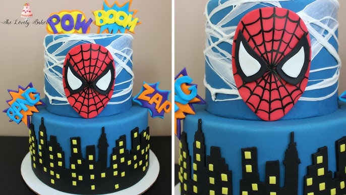 How To Make A Spiderman Cake Nerdy Nummies Youtube