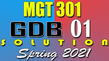 MGT301 GDB 1 Solution 2021 | MGT301 Spring 2021 GDB | AM Knowledge Official