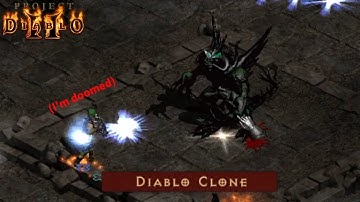 Project Diablo 2 - Dclone Is Kind of Chaotic (But Manageable) | Holy Bolt Paladin Dclone HC SSF S12