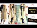 DIY WATERFALL Shrug From Old Dupattas/Sarees/Leftover Fabric In Just 5 Minutes|Reuse old Dupatta