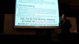 Reading Comprehension: The Five Brainy Mental Winning Actions