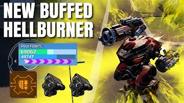 [WR] Hellburner Buff (and silent nerf...?) | New Insane Microchip | War Robots Test Server