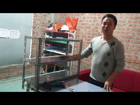 Video Hướng dẫn lắp kệ sắt v lỗ đa năng - Chi tiết, đầy đủ,... - youtube