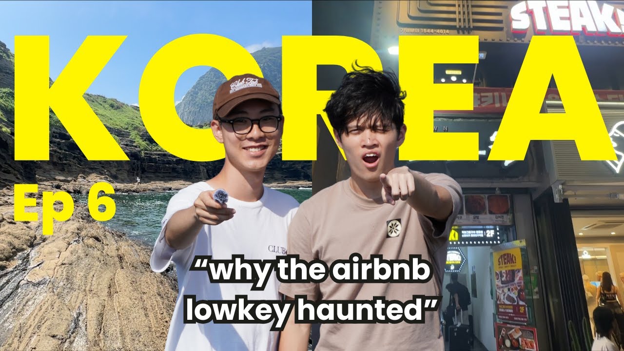 this airbnb lowkey haunted & JEJU 9.81 w sightseeing | KOREA EP 6 VLOG | Justin Goh