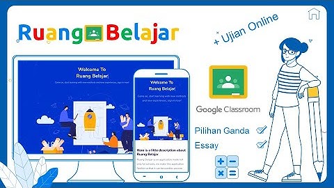 Aplikasi E Learning Dengan Ujian Online Berbasis Website Menggunakan PHP 7 Mirip Google Classrom