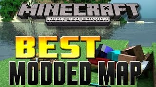 Minecraft Xbox 360: BEST MODDED MAP v2 w/Download | Crazyian