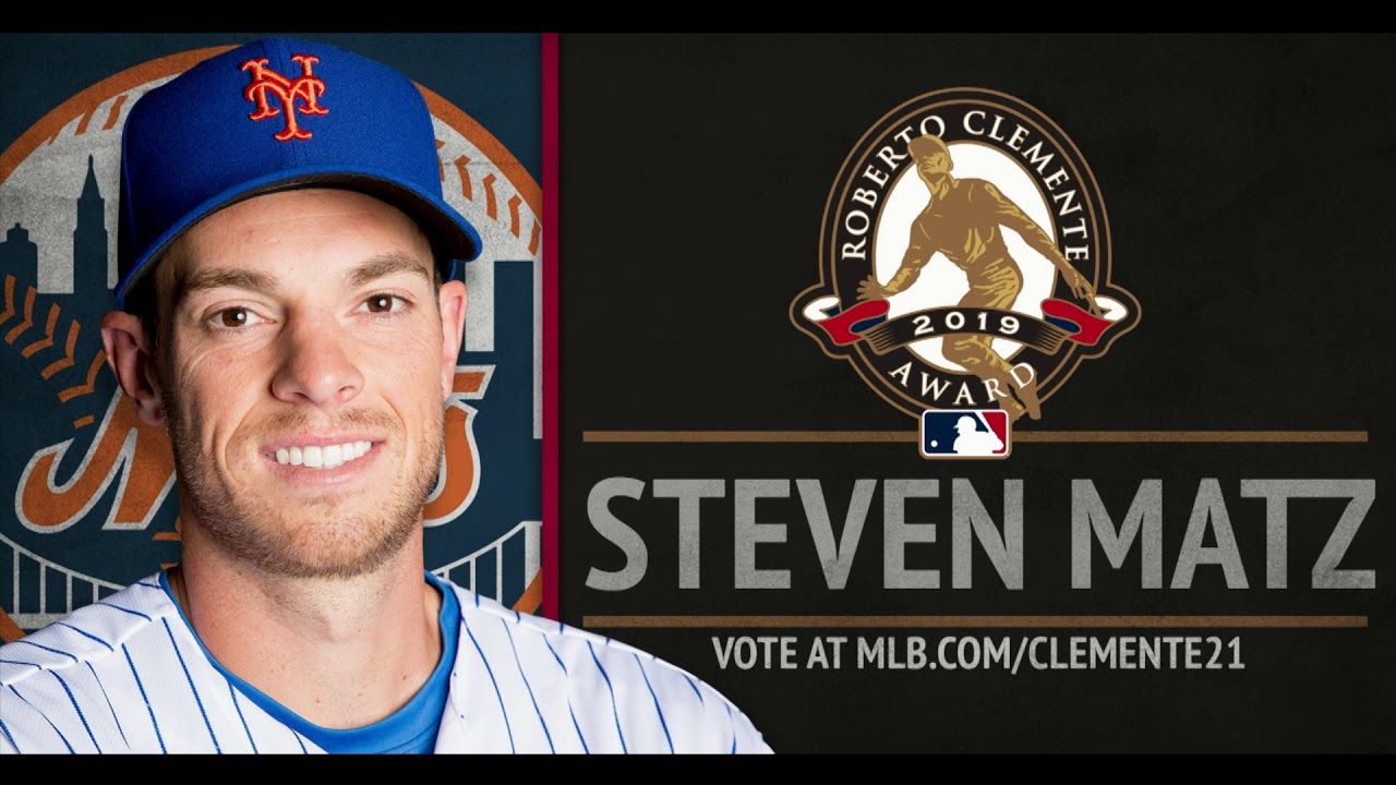 video to gif Steven Matz Receives Roberto Clemente Award
