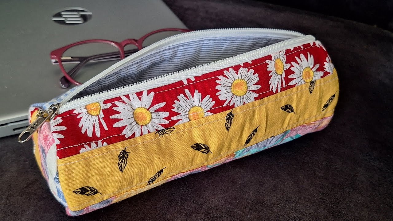 Sew This Adorable pencil case|Zipper Pouch in Under an Hour
