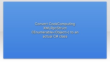 Convert CookComputing XMLRpcStruct (IEnumerableObject) to an actual C# class